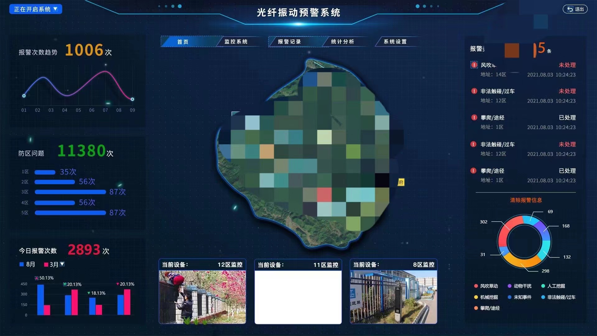 光纤振动预警系统